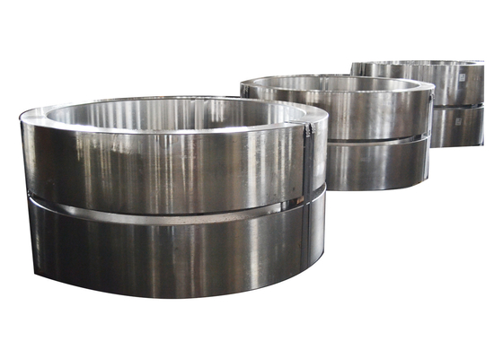 Aisi4140 Sae4340 हाइड्रोलिक प्रेस ISO9001 भारी जाली बड़े आकार के स्टील के छल्ले: